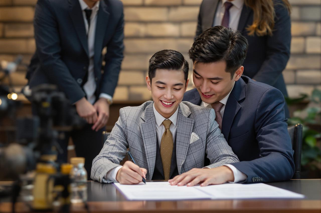 签约新生代演员陈思远，四虎网站艺人矩阵再添新星